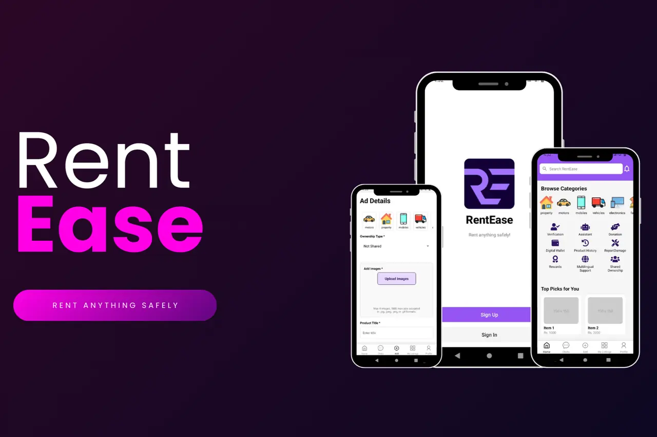 RentEase — rental marketplace